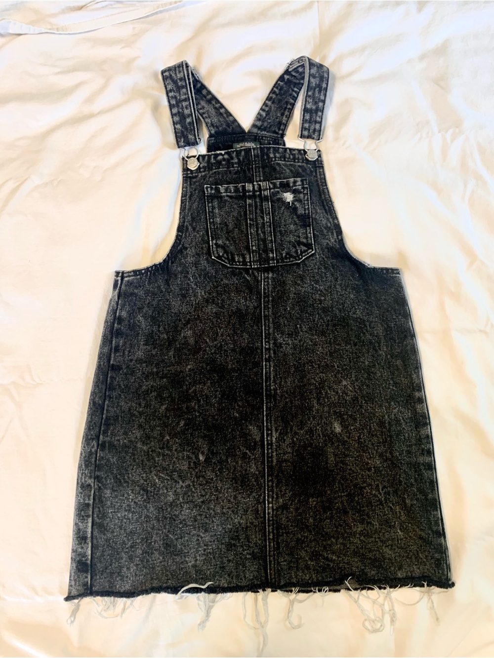 Wild Fable Black Denim Jumper Dress. Size Small